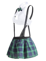 Women's Plaid Skirt With Halter