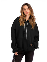 Women Thick Oversized Hooded Pullover