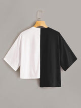 Colorblock Namdoze Graphic Step-Hem Tee