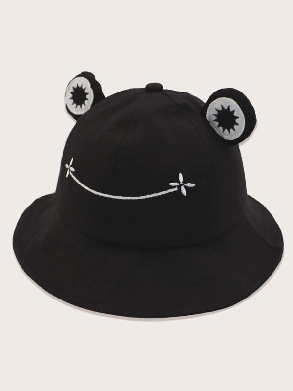 Cartoon Frog Design Bucket Hat