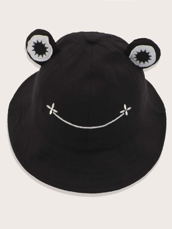 Cartoon Frog Design Bucket Hat