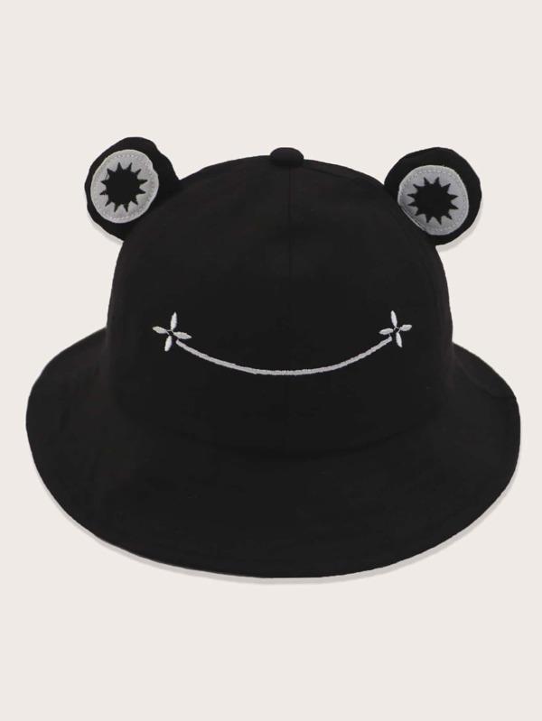 Cartoon Frog Design Bucket Hat