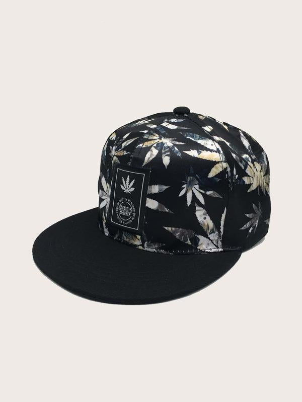 Women Leaf Pattern Baseball Cap