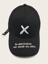 Women Slogan Embroidery Baseball Cap