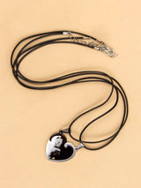 2pcs Cat Charm Necklace
