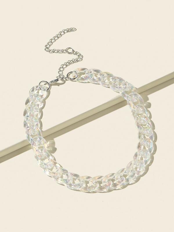 Clear Chain Necklace