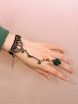 Flower Decor Mittens Bracelet