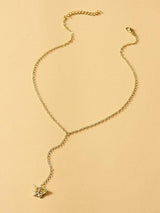 Butterfly Charm Y-lariat Necklace
