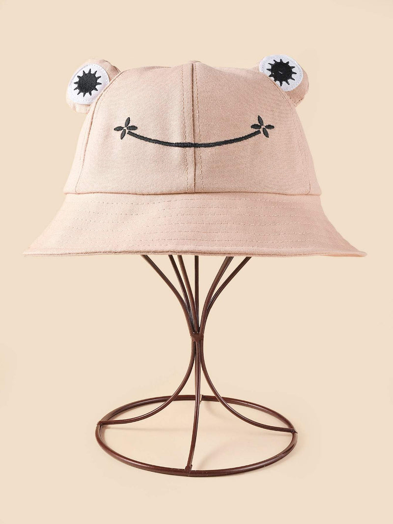 Cartoon Frog Design Bucket Hat