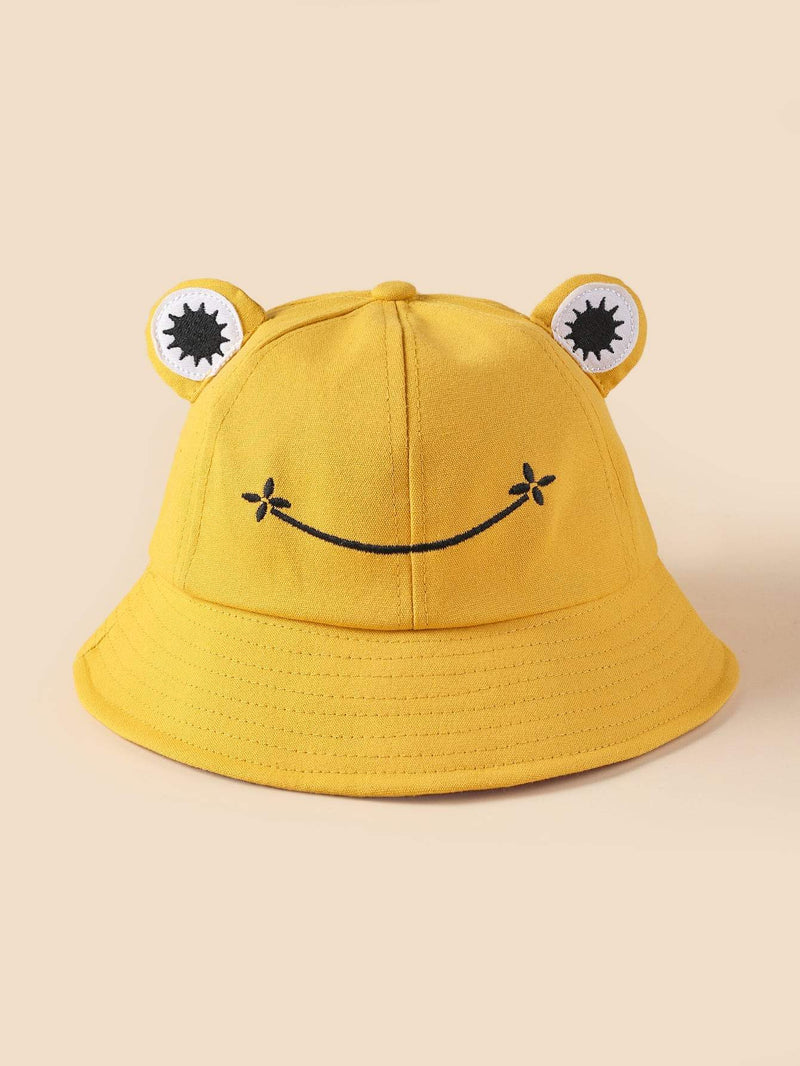 Cartoon Frog Design Bucket Hat