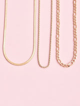 3pcs Metal Chain Necklace