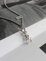 1pc Metal Rabbit Pendant Necklace - INS | Online Fashion Free Shipping Clothing, Dresses, Tops, Shoes