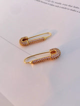 Women's Golden Color Fashion Earrings