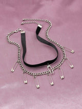 2pcs Safety Pin Charm Necklace - INS | Online Fashion Free Shipping Clothing, Dresses, Tops, Shoes