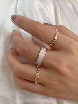 3pcs Chain Decor Ring - INS | Online Fashion Free Shipping Clothing, Dresses, Tops, Shoes