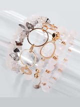 5pcs Geometric Crystal Bracelet - INS | Online Fashion Free Shipping Clothing, Dresses, Tops, Shoes