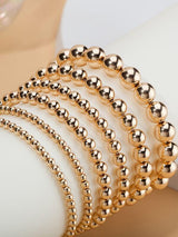 6pcs Round Ball Beaded Bracelet - INS | Online Fashion Free Shipping Clothing, Dresses, Tops, Shoes