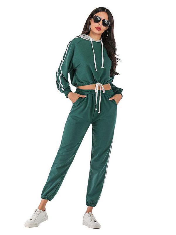 Women's Hooded Sportswear Suit