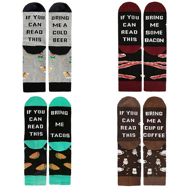 Women Warm Printed Cotton Socks