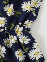 Allover Daisy Floral Cami Romper - INS | Online Fashion Free Shipping Clothing, Dresses, Tops, Shoes