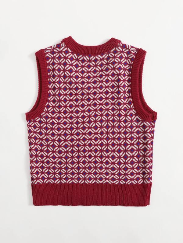 Argyle Pattern Sweater Vest - INS | Online Fashion Free Shipping Clothing, Dresses, Tops, Shoes