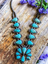 AUTHENTIC TURQUOISE STONE - CHATA NECKLACE - INS | Online Fashion Free Shipping Clothing, Dresses, Tops, Shoes