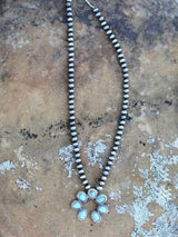 AUTHENTIC TURQUOISE STONE - RIVER ROLL NECKLACE - INS | Online Fashion Free Shipping Clothing, Dresses, Tops, Shoes