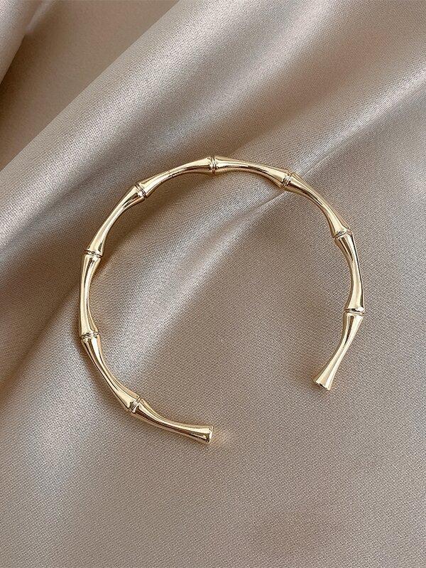 Bamboo Design Cuff Bangle - INS | Online Fashion Free Shipping Clothing, Dresses, Tops, Shoes