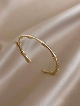Bamboo Design Cuff Bangle - INS | Online Fashion Free Shipping Clothing, Dresses, Tops, Shoes