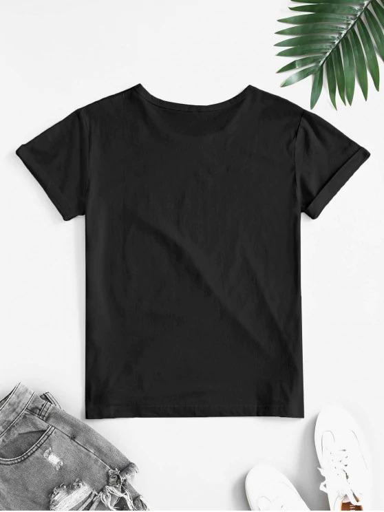 Basic Insect Graphic Tee - INS | Online Fashion Free Shipping Clothing, Dresses, Tops, Shoes