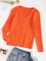 Basic Slouchy Button Up Cardigan - INS | Online Fashion Free Shipping Clothing, Dresses, Tops, Shoes
