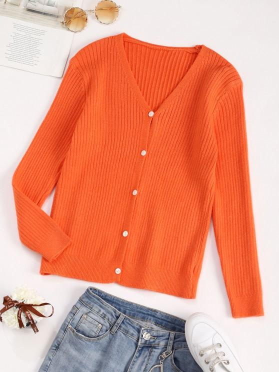 Basic Slouchy Button Up Cardigan - INS | Online Fashion Free Shipping Clothing, Dresses, Tops, Shoes