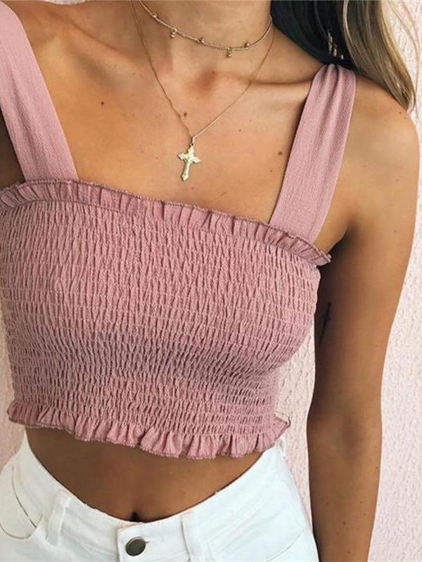 Basic Small Camisole For Women - INS | Online Fashion Free Shipping Clothing, Dresses, Tops, Shoes