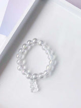 Bear Charm Clear Beaded Bracelet - INS | Online Fashion Free Shipping Clothing, Dresses, Tops, Shoes