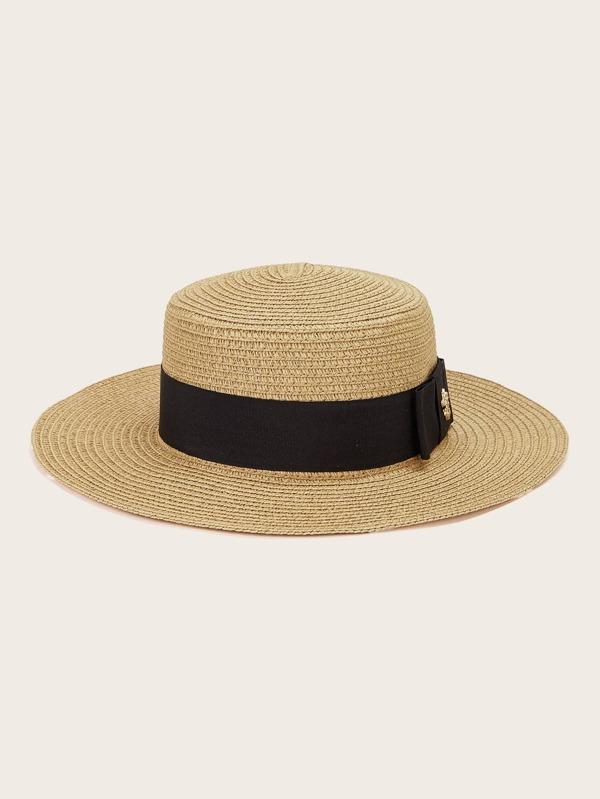 Bee Decor Straw Hat - INS | Online Fashion Free Shipping Clothing, Dresses, Tops, Shoes