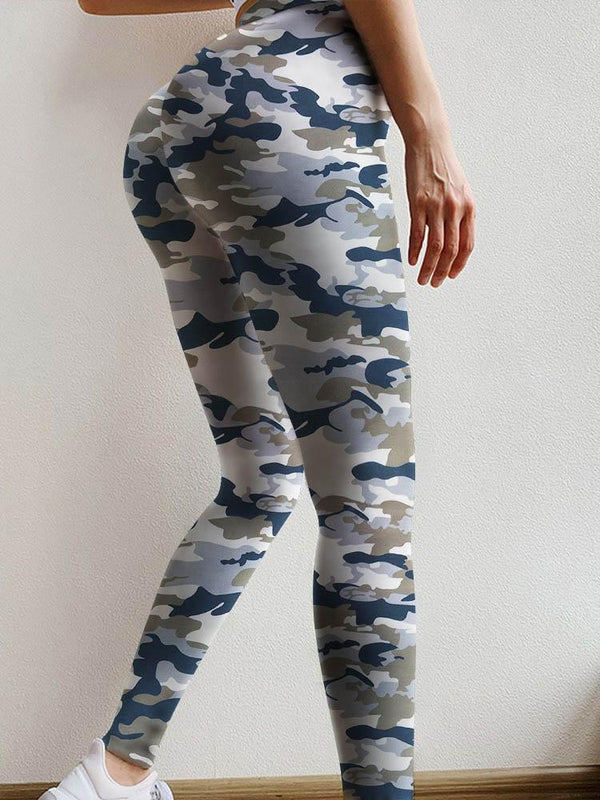 Butt Lifting Camouflage Print High Waist Yoga Pants Tummy Control Booty Leggings - Leggings - INS | Online Fashion Free Shipping Clothing, Dresses, Tops, Shoes - 04/05/2021 - Color_Camoflage - LEG210504018