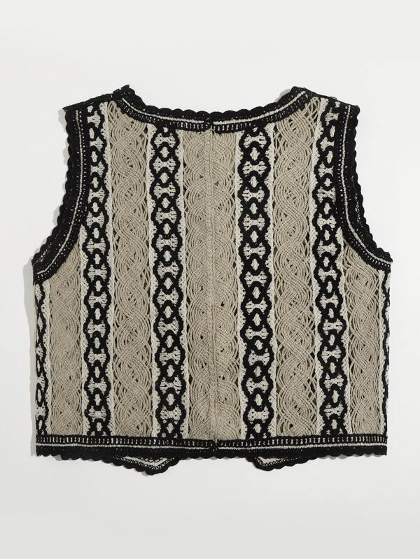 Button Front Vest Cardigan - INS | Online Fashion Free Shipping Clothing, Dresses, Tops, Shoes