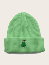 Cartoon Embroidered Beanie - INS | Online Fashion Free Shipping Clothing, Dresses, Tops, Shoes