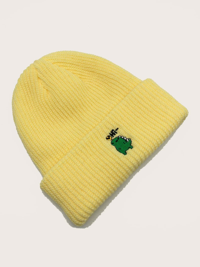 Cartoon Embroidered Beanie - INS | Online Fashion Free Shipping Clothing, Dresses, Tops, Shoes