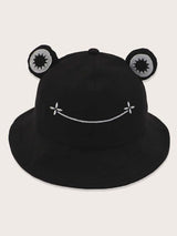 Cartoon Frog Design Bucket Hat - INS | Online Fashion Free Shipping Clothing, Dresses, Tops, Shoes