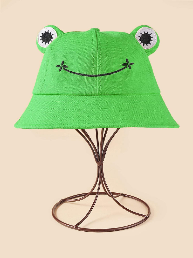 Cartoon Frog Design Bucket Hat - INS | Online Fashion Free Shipping Clothing, Dresses, Tops, Shoes