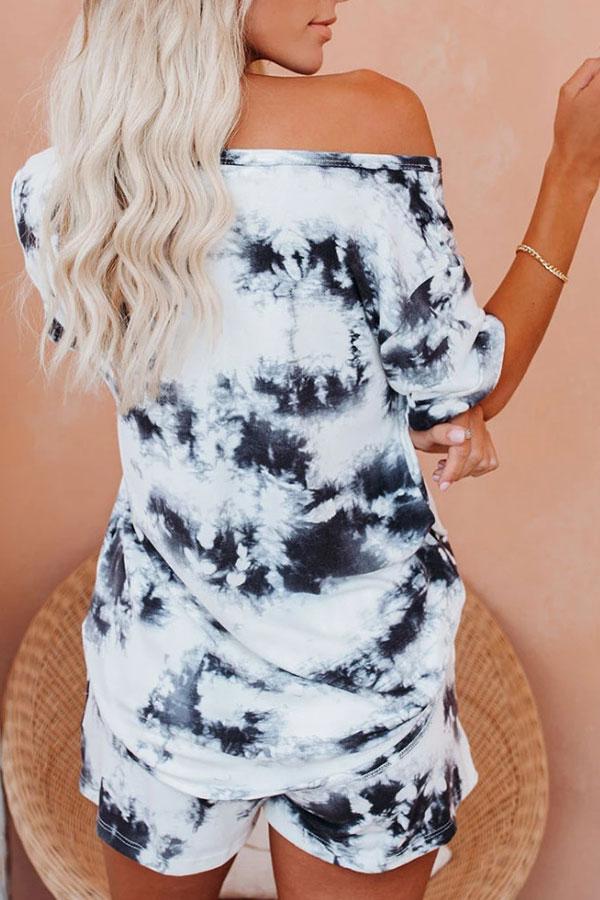 Casual Comfortable Tie Dye Pants Suit - INS | Online Fashion Free Shipping Clothing, Dresses, Tops, Shoes