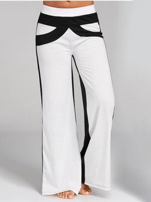 Casual Contrast Long Wide-leg Pants - Pants - INS | Online Fashion Free Shipping Clothing, Dresses, Tops, Shoes - 18/06/2021 - 20-30 - Bottoms