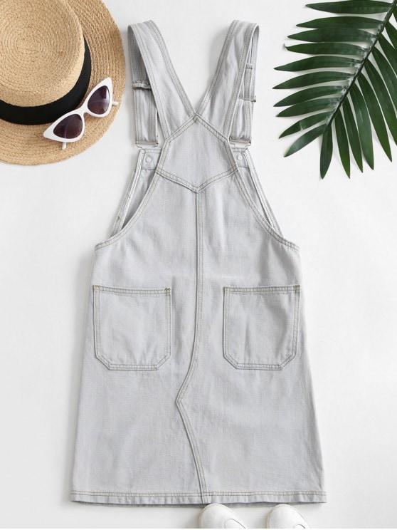 Casual Denim Pockets Overalls Dress - INS | Online Fashion Free Shipping Clothing, Dresses, Tops, Shoes