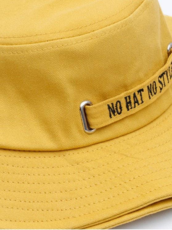 Casual Letter Embroidery Bucket Hat - INS | Online Fashion Free Shipping Clothing, Dresses, Tops, Shoes