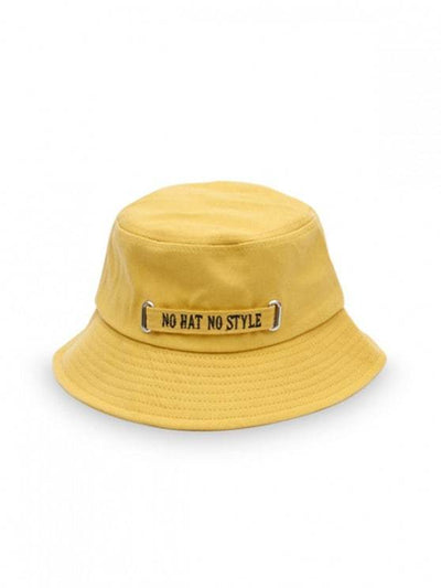 Casual Letter Embroidery Bucket Hat - INS | Online Fashion Free Shipping Clothing, Dresses, Tops, Shoes