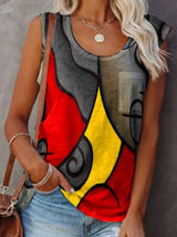 Casual Sleeveless Colorblock Tanks Tops - Tanks Tops - INS | Online Fashion Free Shipping Clothing, Dresses, Tops, Shoes - 24/05/2021 - Category_Tanks Tops - Color_Blue