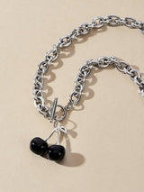 Cherry Charm Chain Necklace - INS | Online Fashion Free Shipping Clothing, Dresses, Tops, Shoes