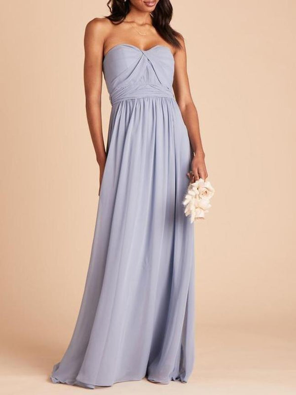 Chiffon Convertible Bridesmaid Maxi Dress - Maxi Dresses - INS | Online Fashion Free Shipping Clothing, Dresses, Tops, Shoes - 14/04/2021 - Banquet - chiffon-dress