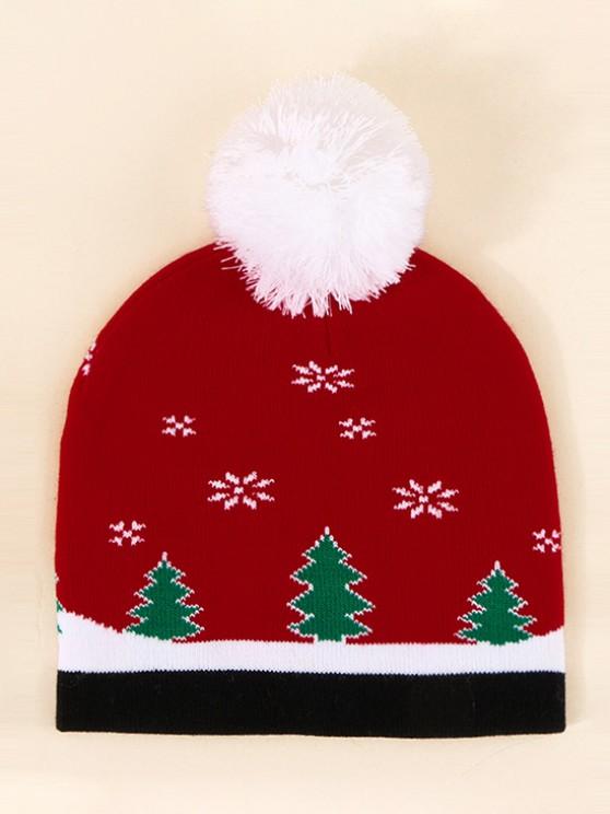 Christmas Elk Pattern Pom Pom Hat - INS | Online Fashion Free Shipping Clothing, Dresses, Tops, Shoes